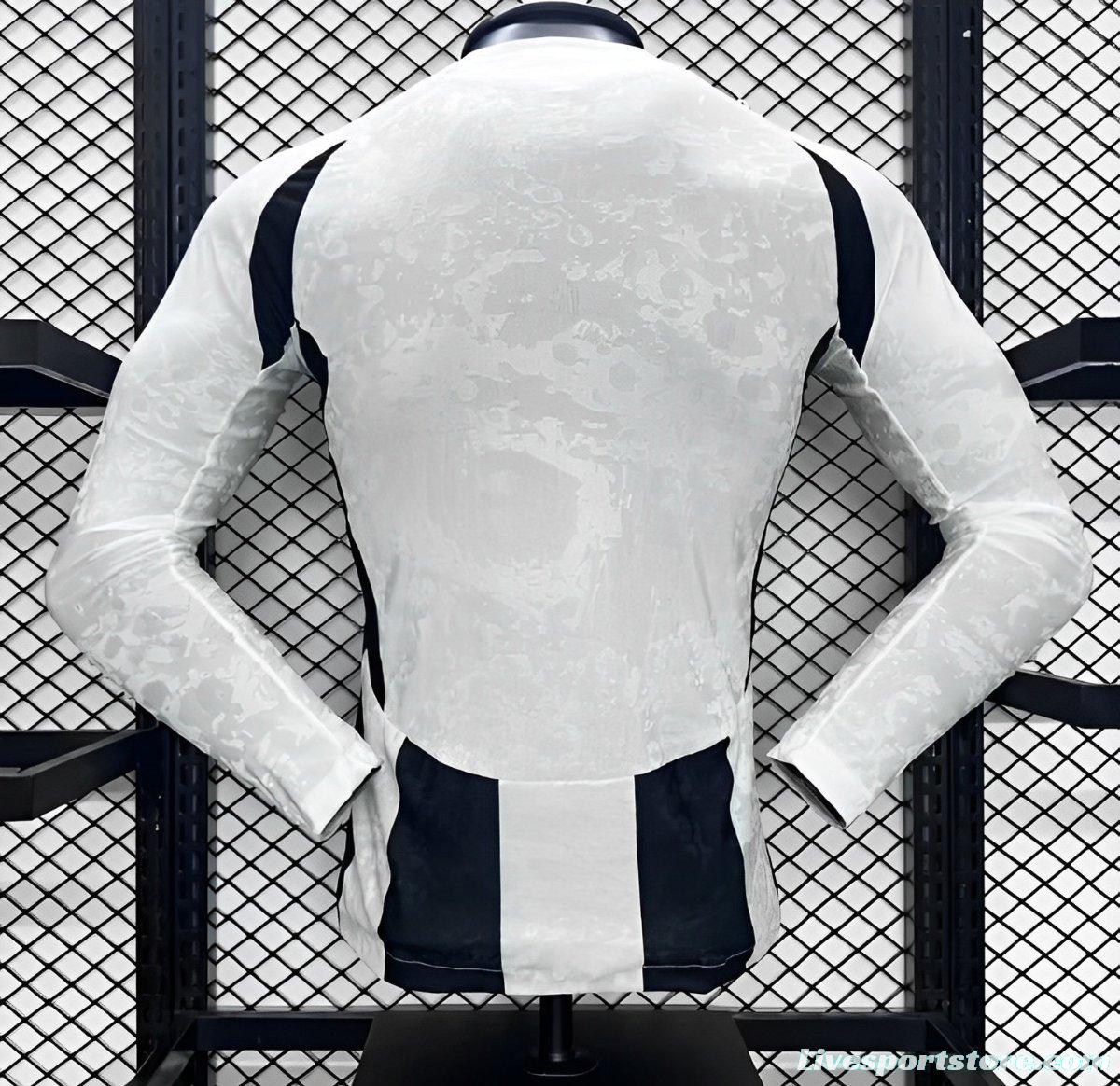 Player Version 24/25 Juventus Home Long Sleeve Jersey