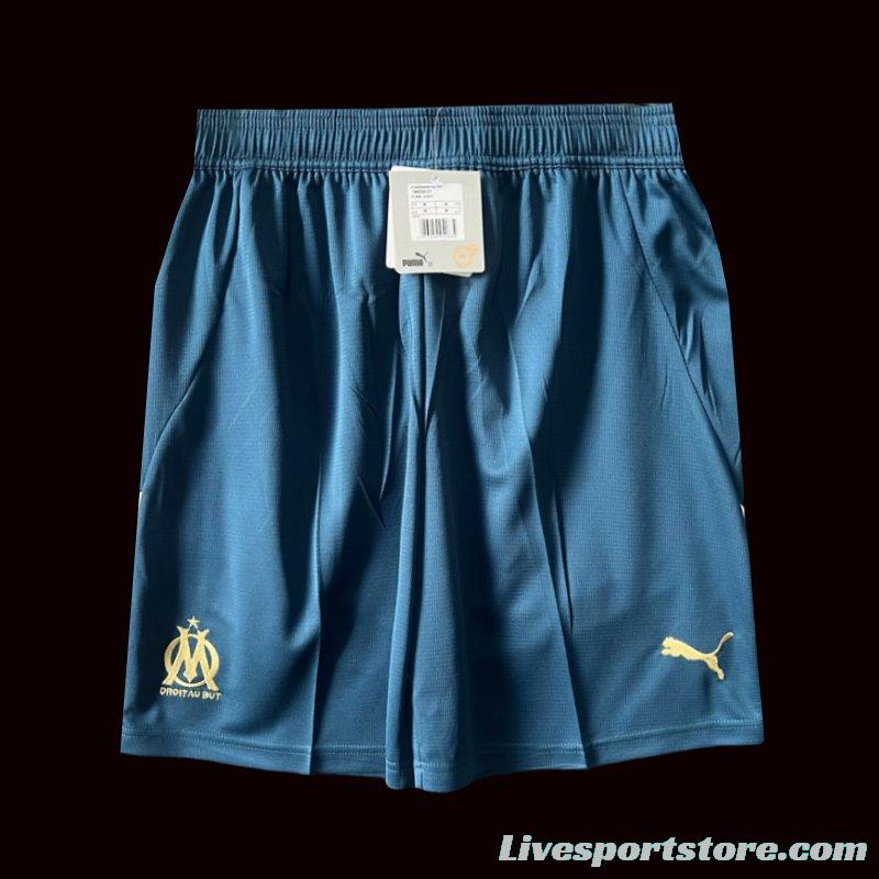 24/25 Olympique Marseille Away Blue Shorts