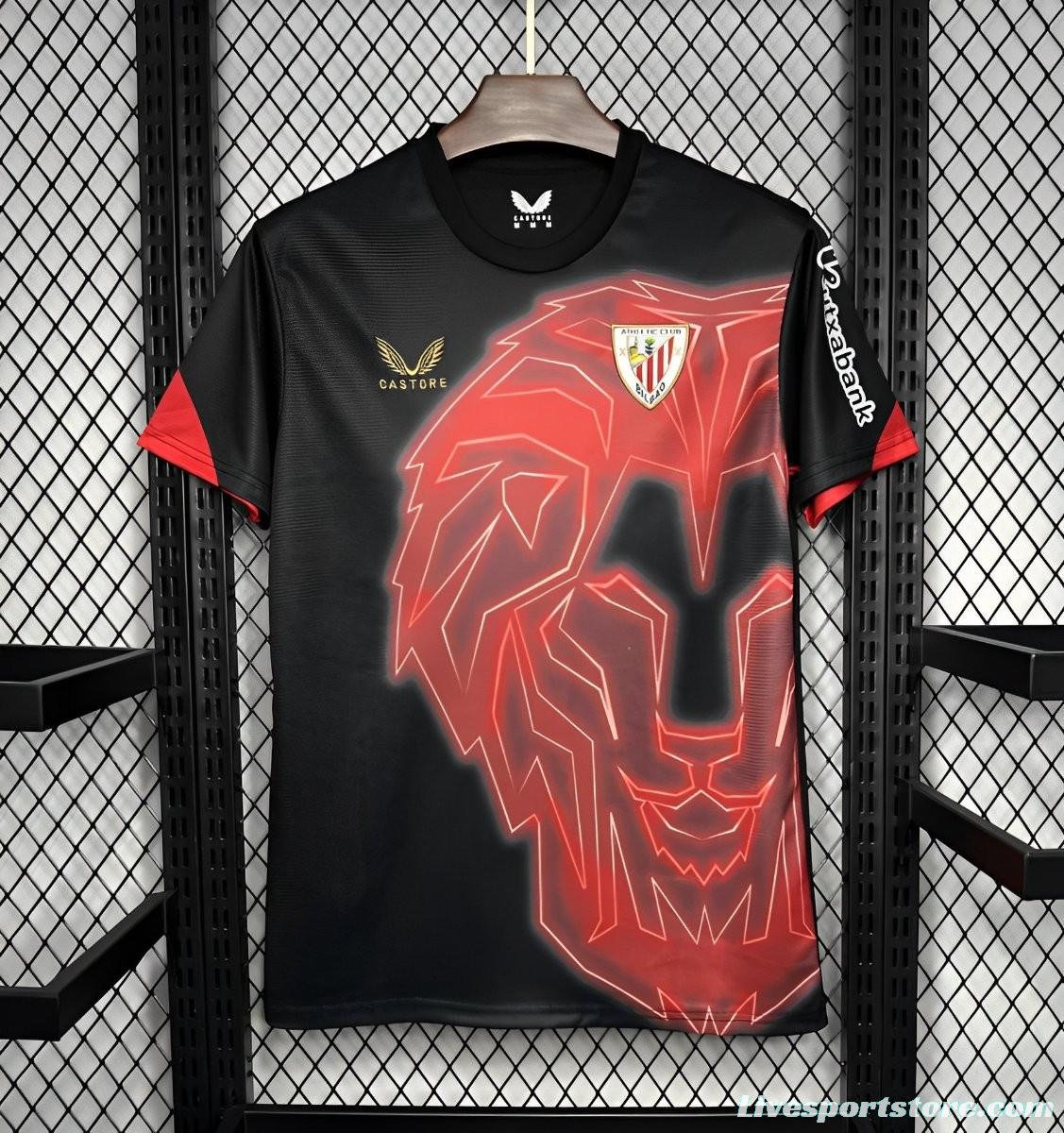 24/25 Sevilla Black/Red Pre-Match Special Jersey