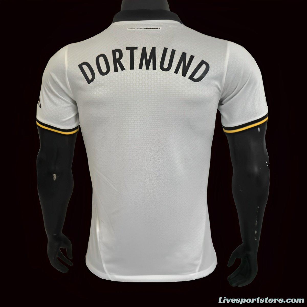 Player Version Borussia Dortmund Third White Jersey