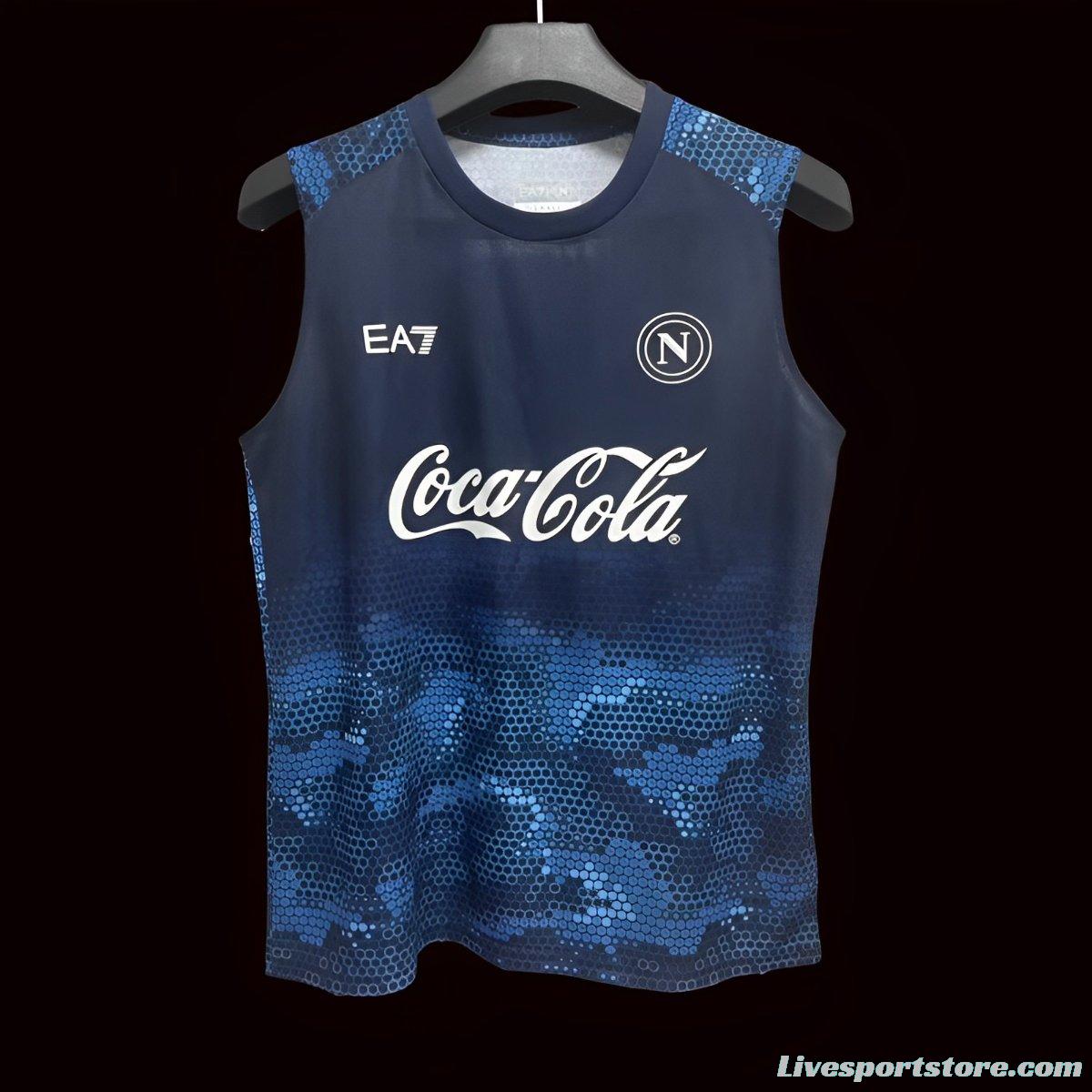 24/25 SSC Napoli Navy Vest Jersey