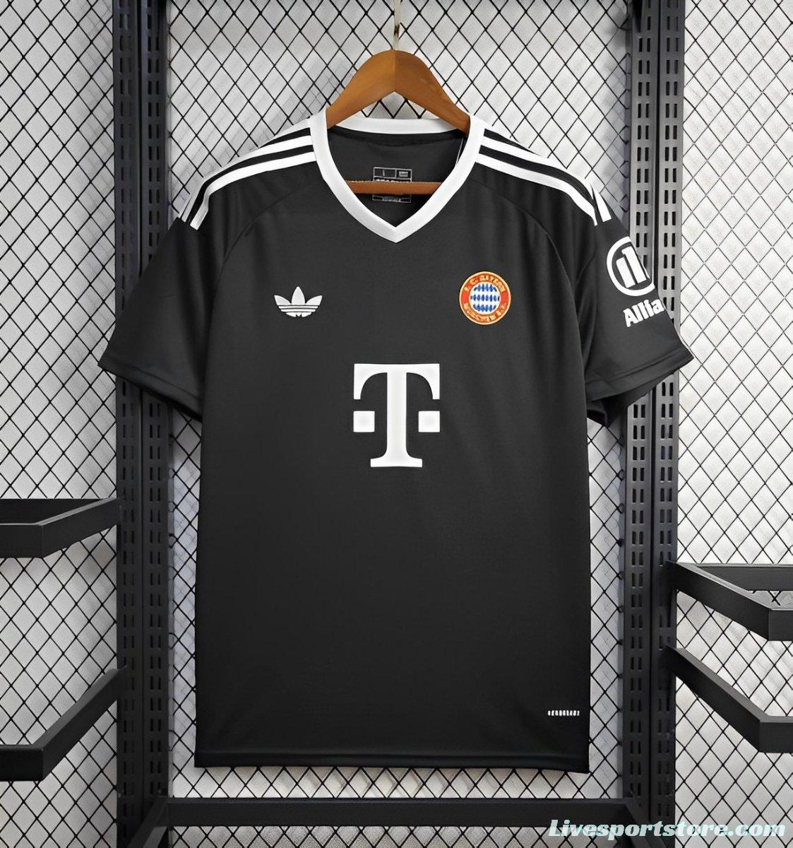 24/25 Bayern Munich Third Black Goalkeeper Jersey