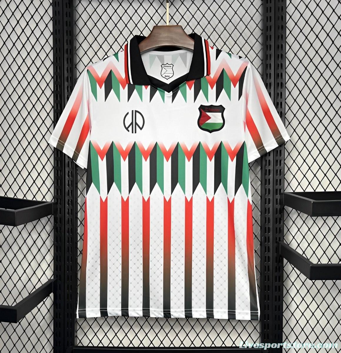 24/25 CD Palestino x Hypepeace White Jersey S-XXXXL