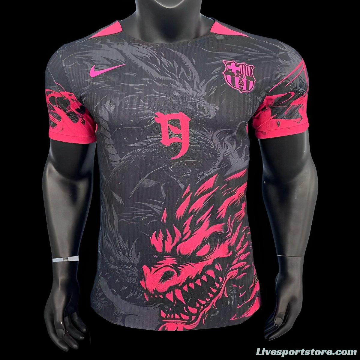 Player Version 24/25 Barcelona Black/Purple Dragon Jersey