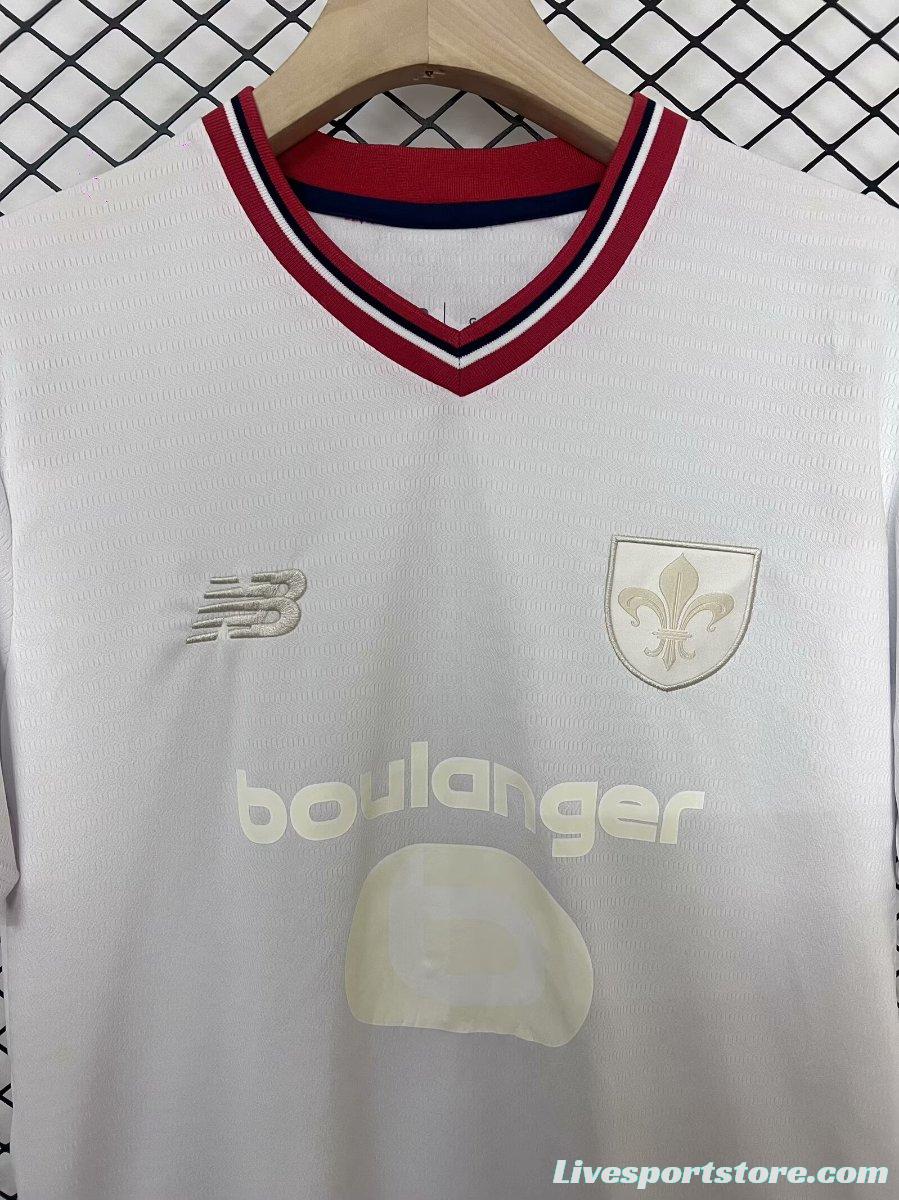 24/25 Lille OSC White 80th Anniversary Jersey