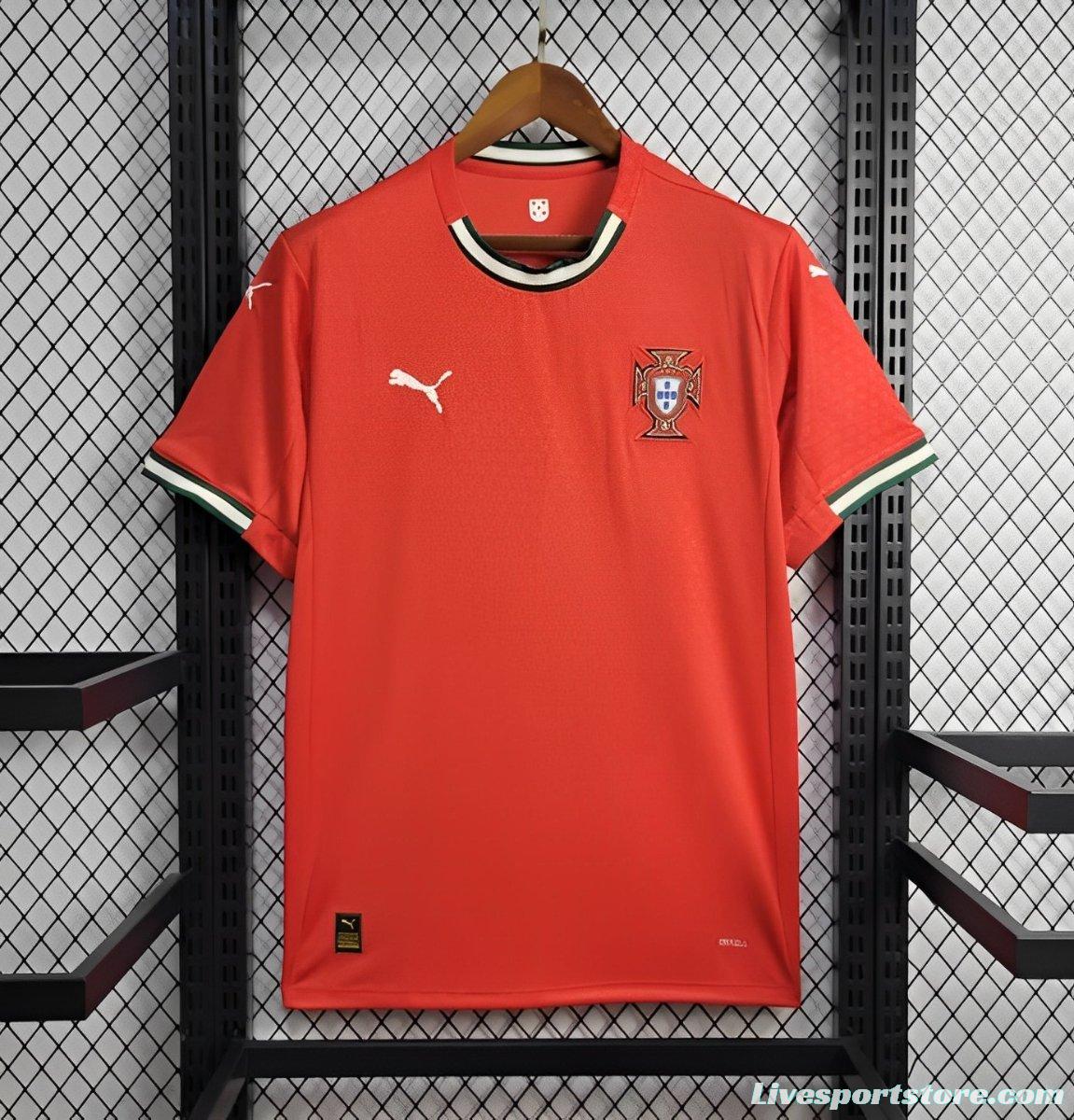 2025 Portugal Home Jersey