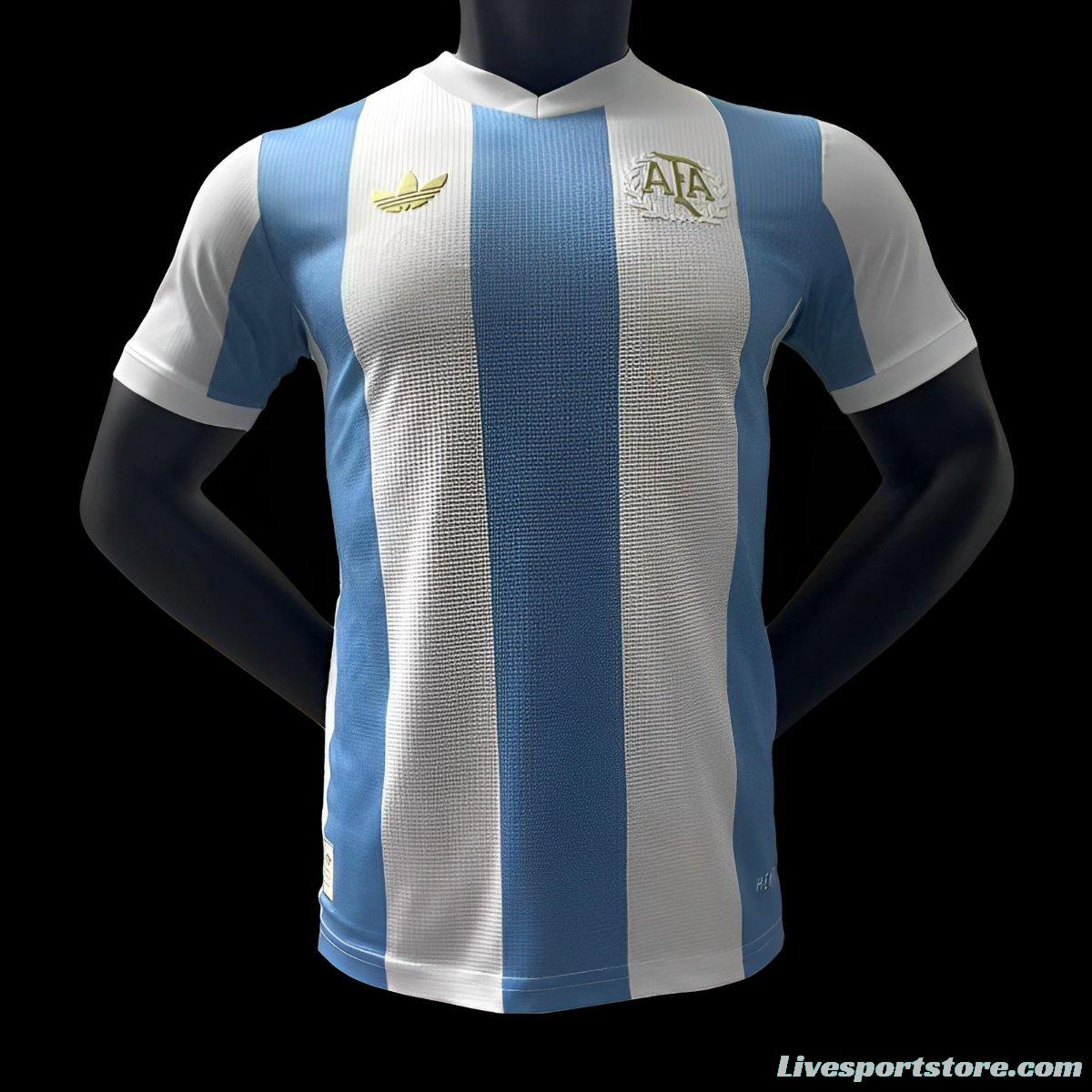 Player Version 2024 Argentina 50Th Anniversary Jersey