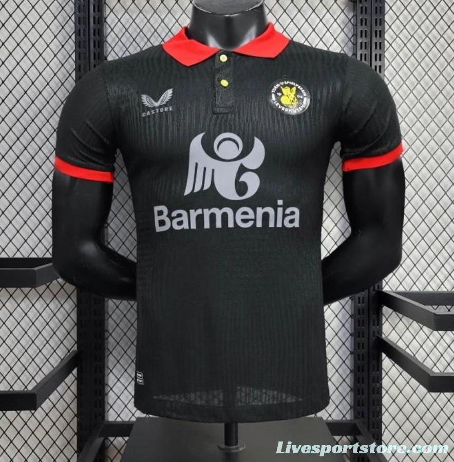 Player Version 24/25 Bayer Leverkusen 120th Anniversary Black Special Jersey