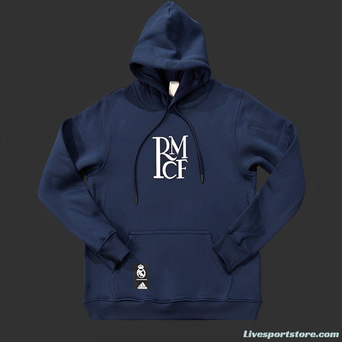 24/25 Real Madrid RMCF Beige/Grey/White/Navy/Black Hoodie