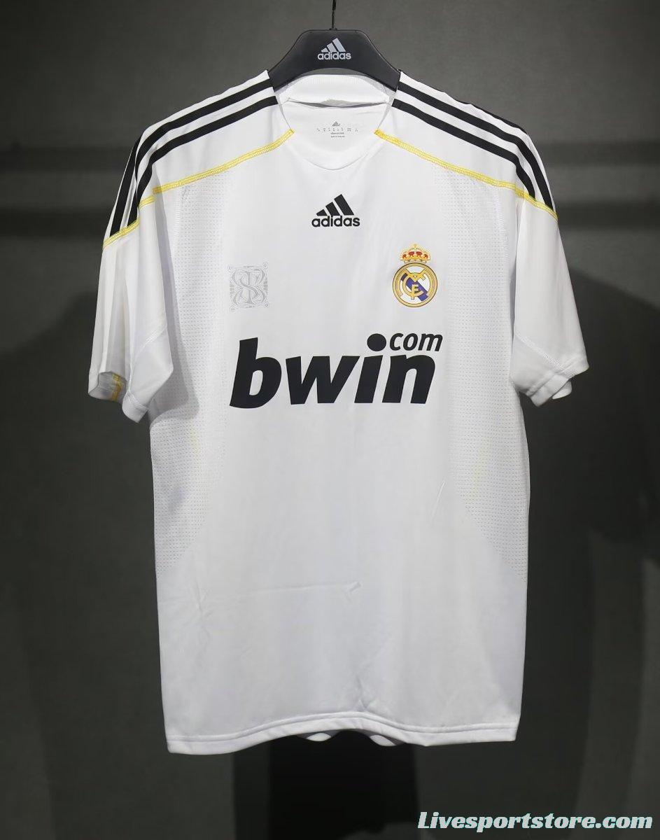 Player Version Retro 09/10 Real Madrid Home Jersey